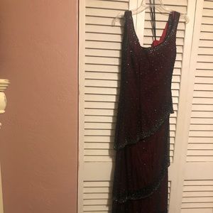 Red sparkle dress